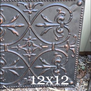 3 12x12 Tin Wall/Ceiling Metal Tiles